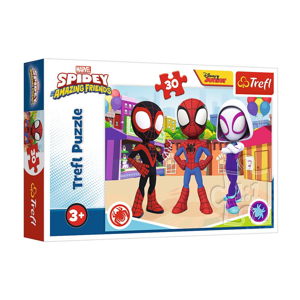 

Пазли Trefl Marvel Spidey Пригоди Спайдермена та друзів, від 3 років, 30 елементів (18285)