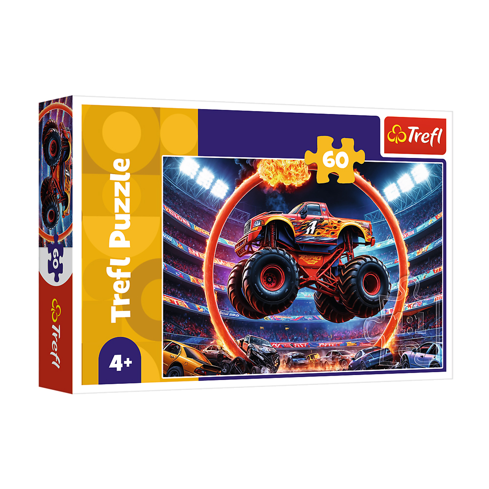 

Пазли Trefl Вантажівка-монстр, від 4 років, 60 елементів (17404)