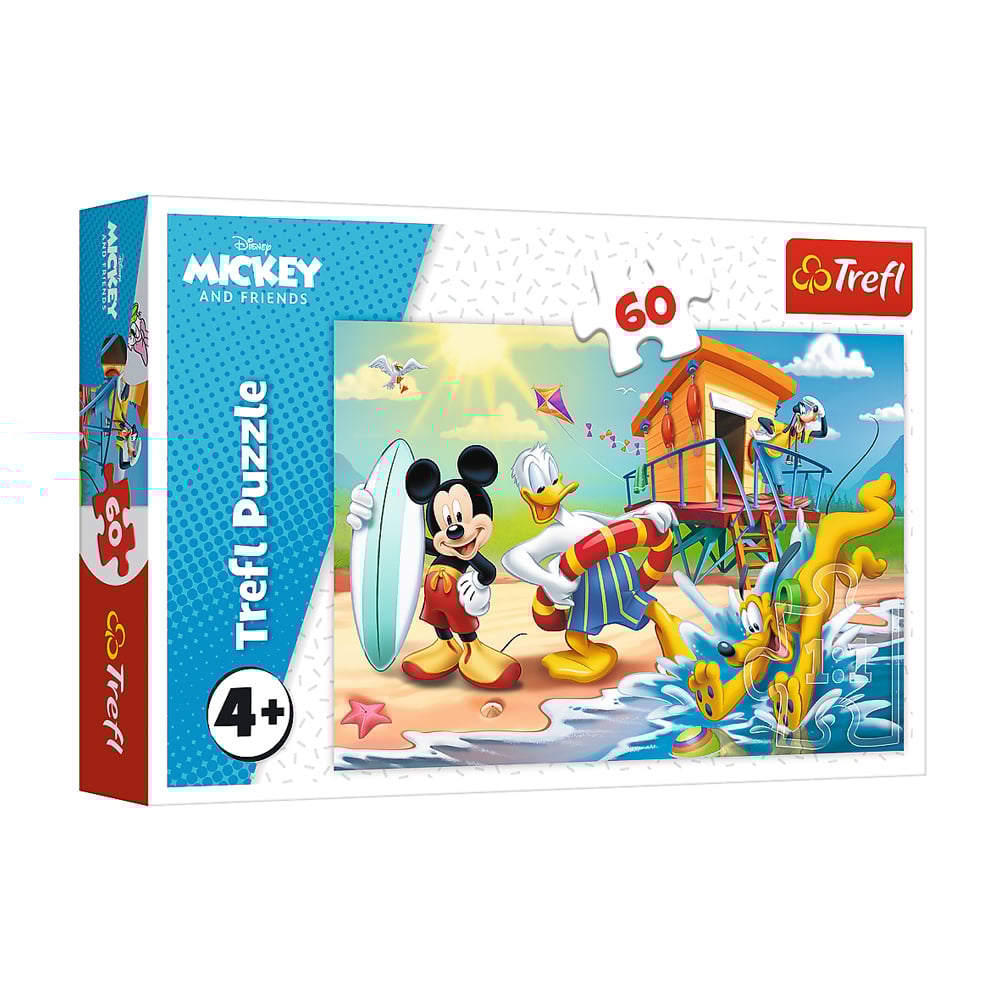 

Пазли Trefl Disney Mickey & Friends Цікавий день, від 4 років, 60 елементів (17359)