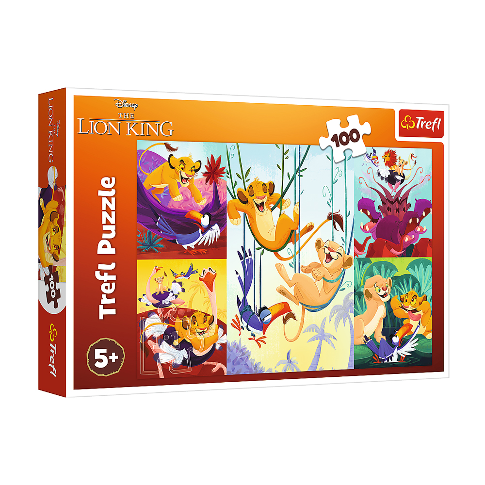 

Пазли Trefl Disney The Lion King Мужній король Лев, від 5 років, 100 елементів (16478)