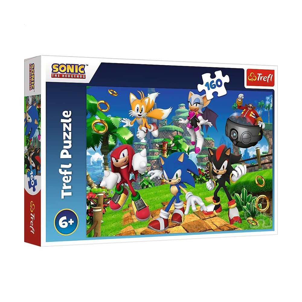 

Пазли Trefl Sonic Соник та друзі, від 6 років, 160 елементів (15421)