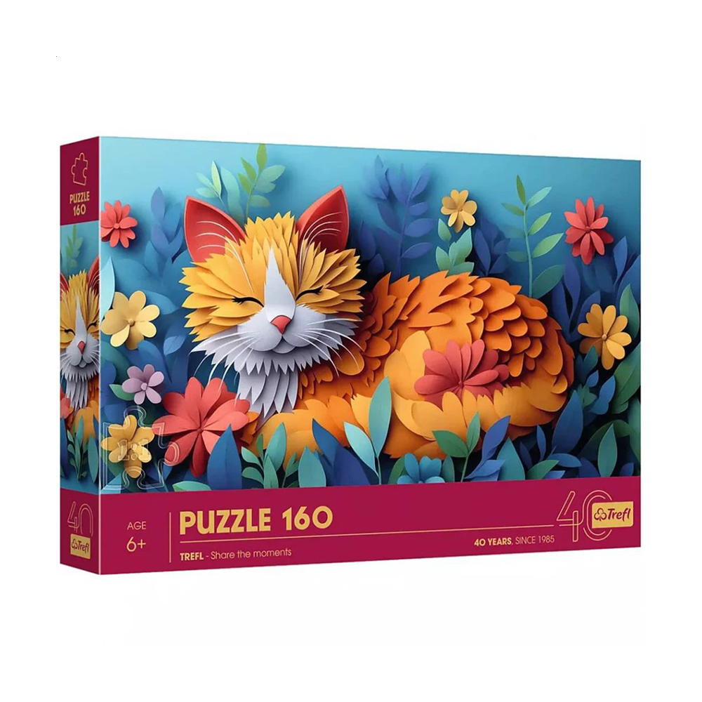 

Пазли Trefl 40-річний ювілей Мистецтво з паперу: кошеня, від 6 років, 160 елементів (40049)
