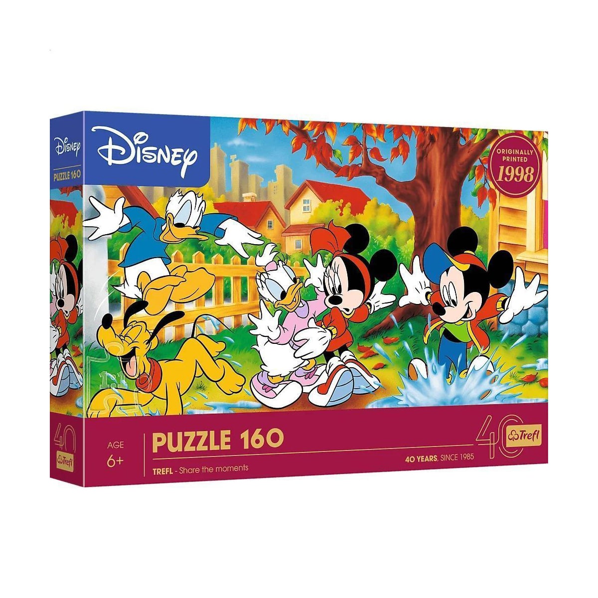 

Пазли Trefl Disney 40-річний ювілей Мистецтво з паперу: гра в калюжі, від 6 років, 160 елементів (40055)