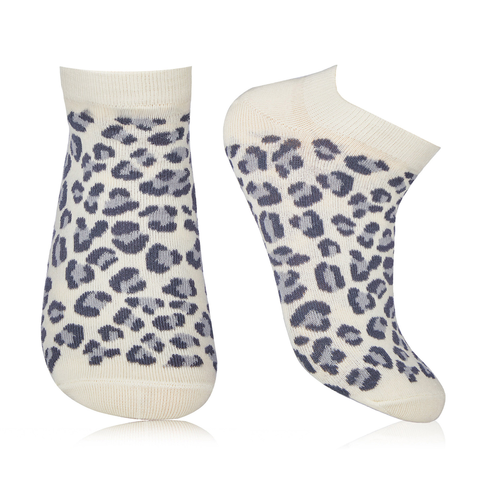 

Шкарпетки жіночі AmiGA укорочені, сірі, леопард дрібний, розмір 23-25