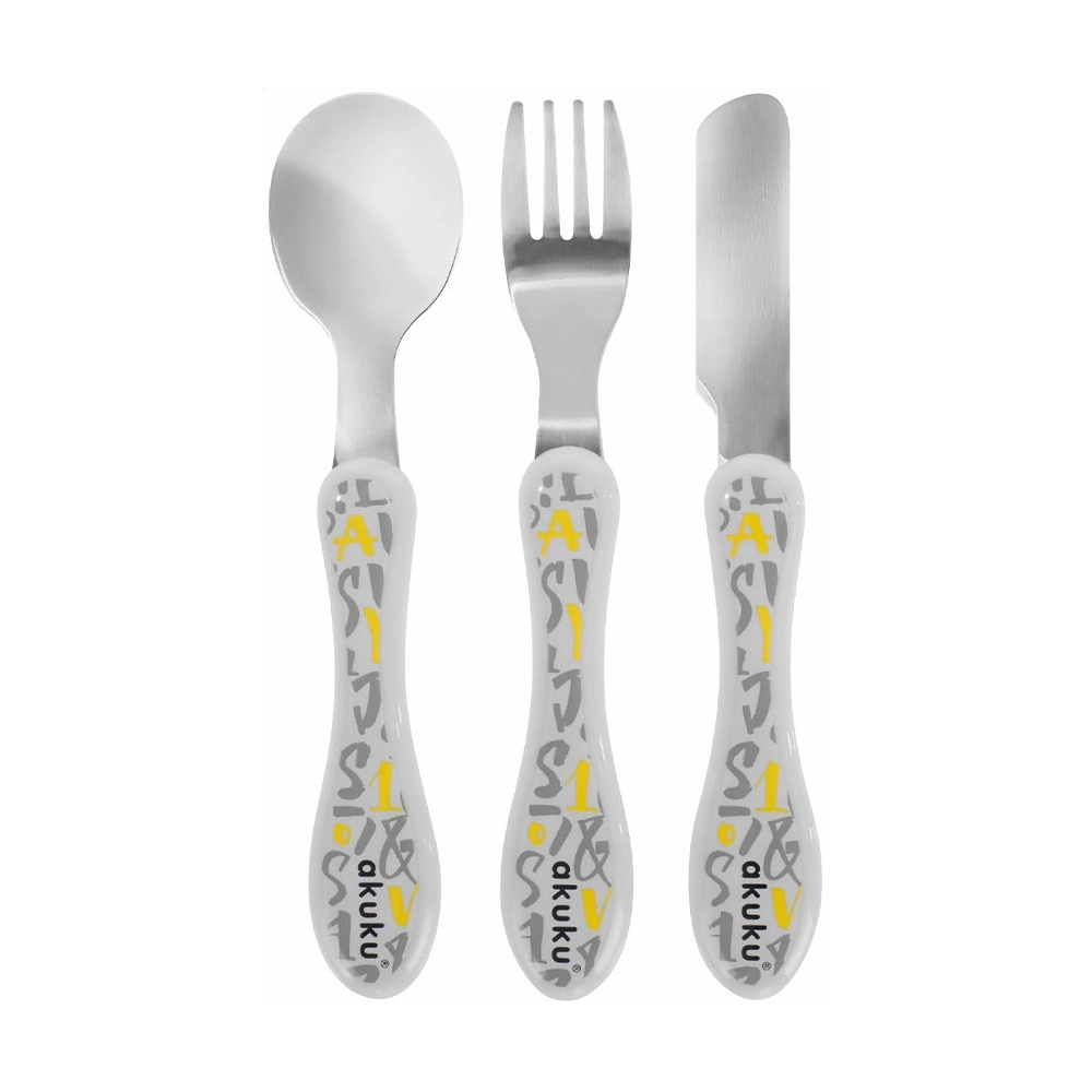 

Дитячий набір столових приладів Akuku від 9 місяців, 3 шт (А0103)