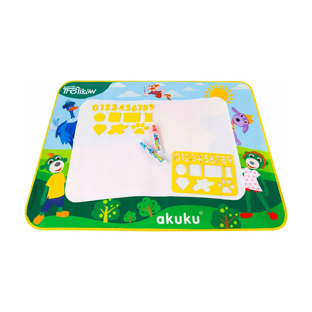 

Дитячий килимок Akuku для малювання водою, від 3 місяців (A0638)