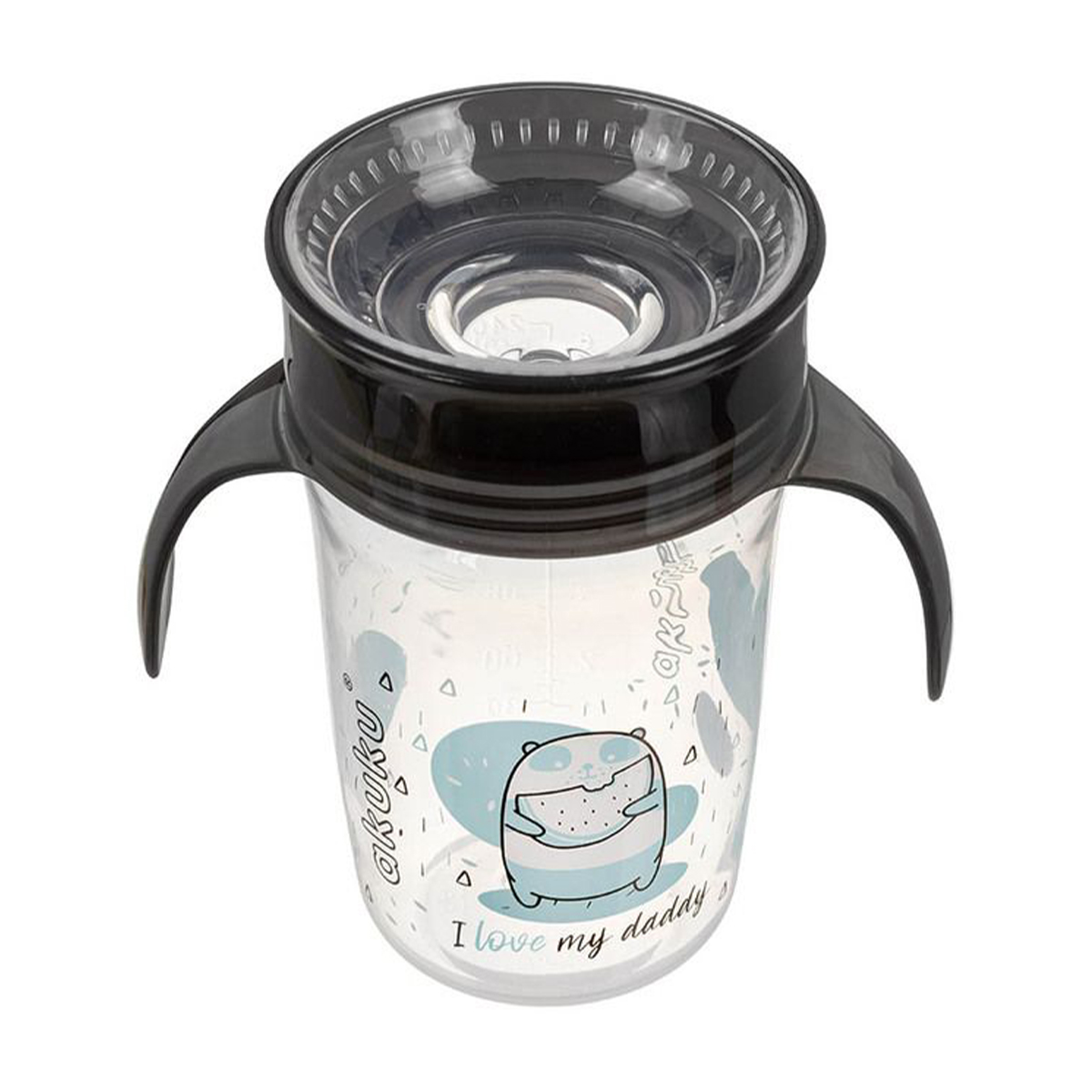 

Чашка-непроливайка Akuku 360° з ручками, 240 мл, від 9 місяців (A0671)