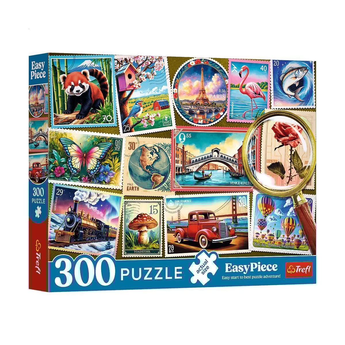 

Пазли Trefl Easy Piece Поштові марки, від 8 років, 300 елементів (23100)