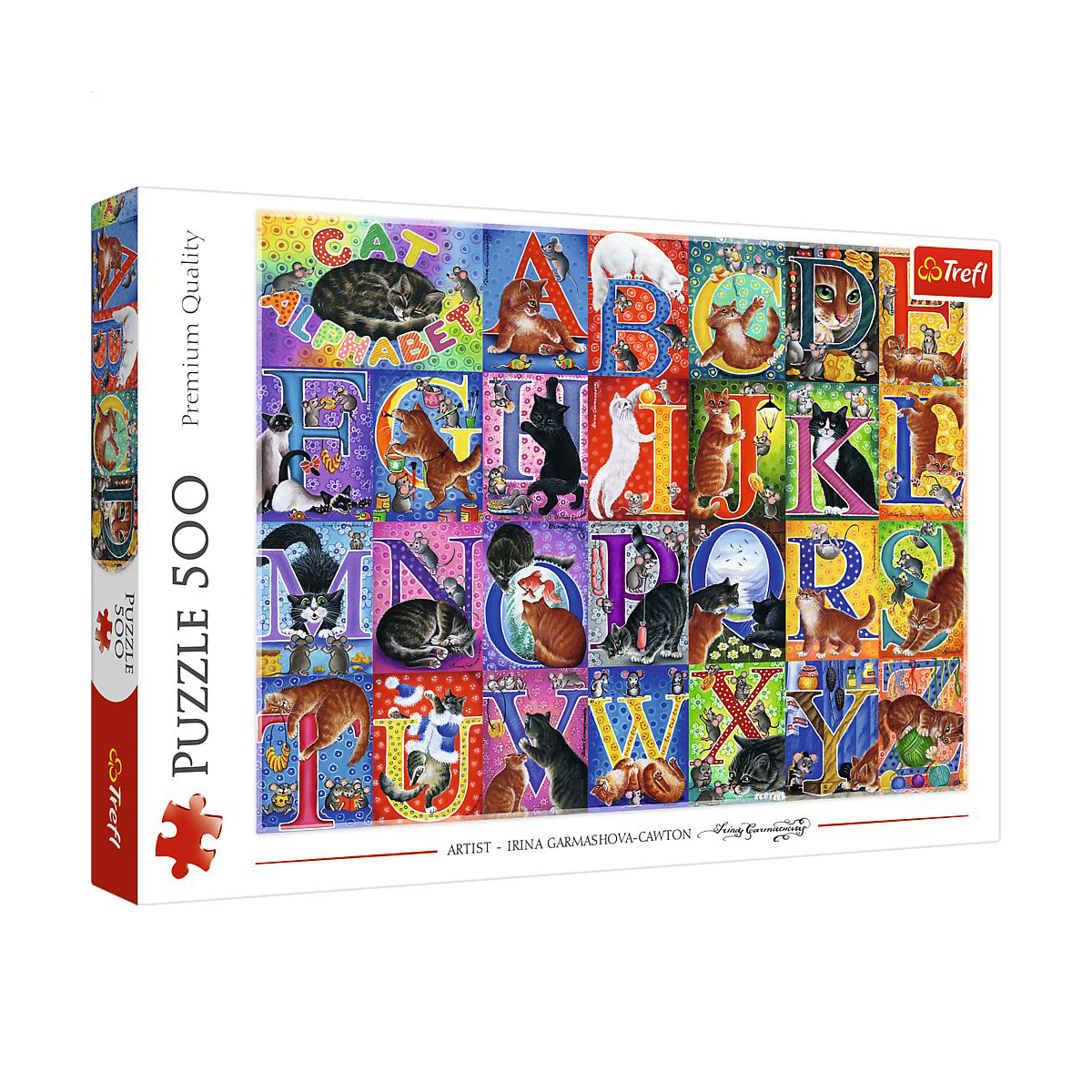 

Пазли Trefl Котяча абетка, від 10 років, 500 елементів (37527)