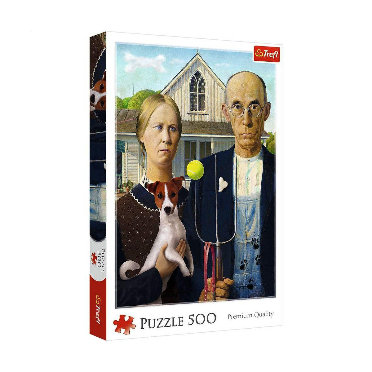 

Пазли Trefl American Gothic: Собаче видання, від 9 років, 500 елементів (37526)