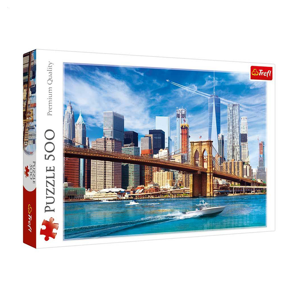 

Пазли Trefl Вид на Нью-Йорк, від 10 років, 500 елементів (37331)