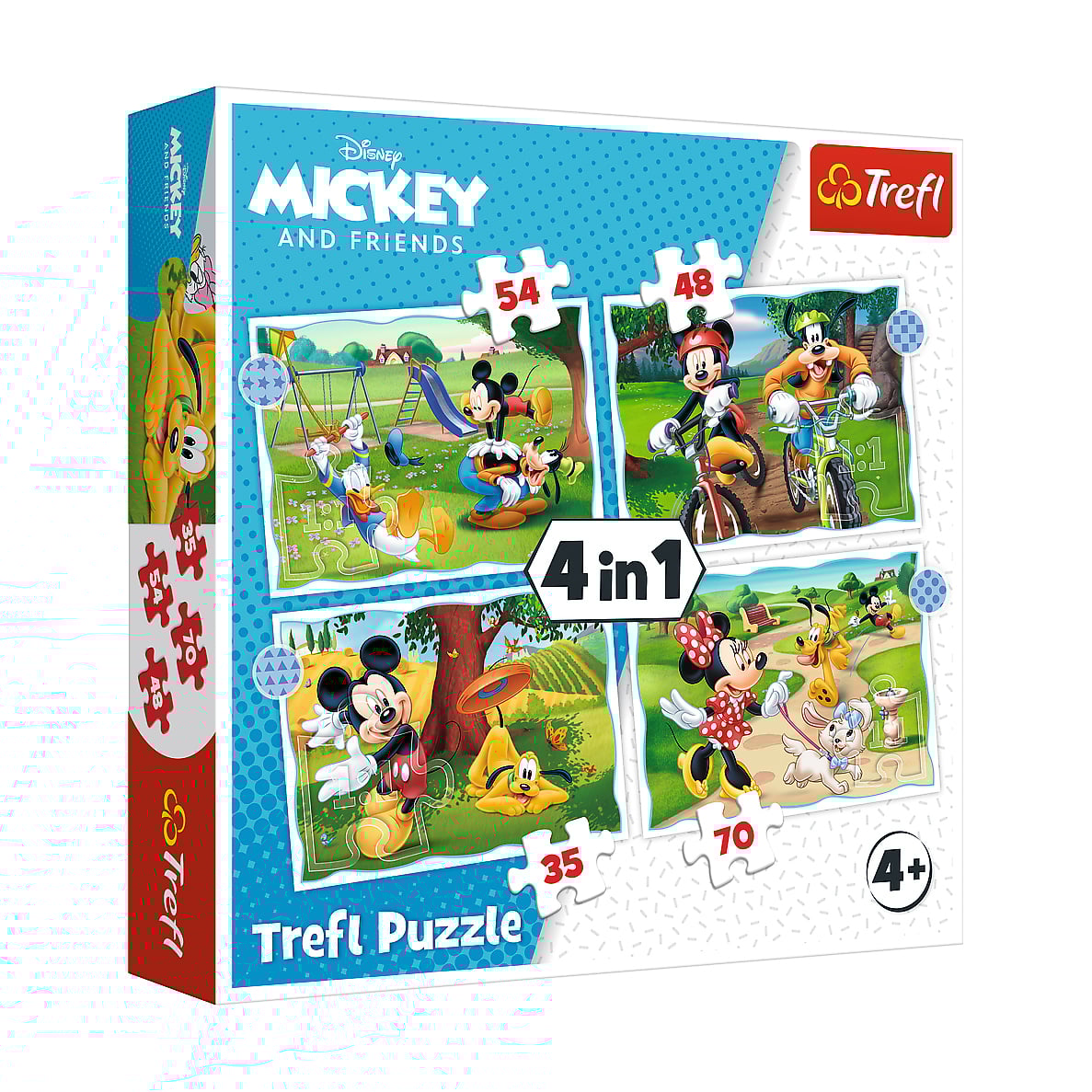 

Пазли 4 в 1 Trefl Mickey & Friends Хороший день, 28.5*20.5 см, від 4 років, 207 елементів (34604)