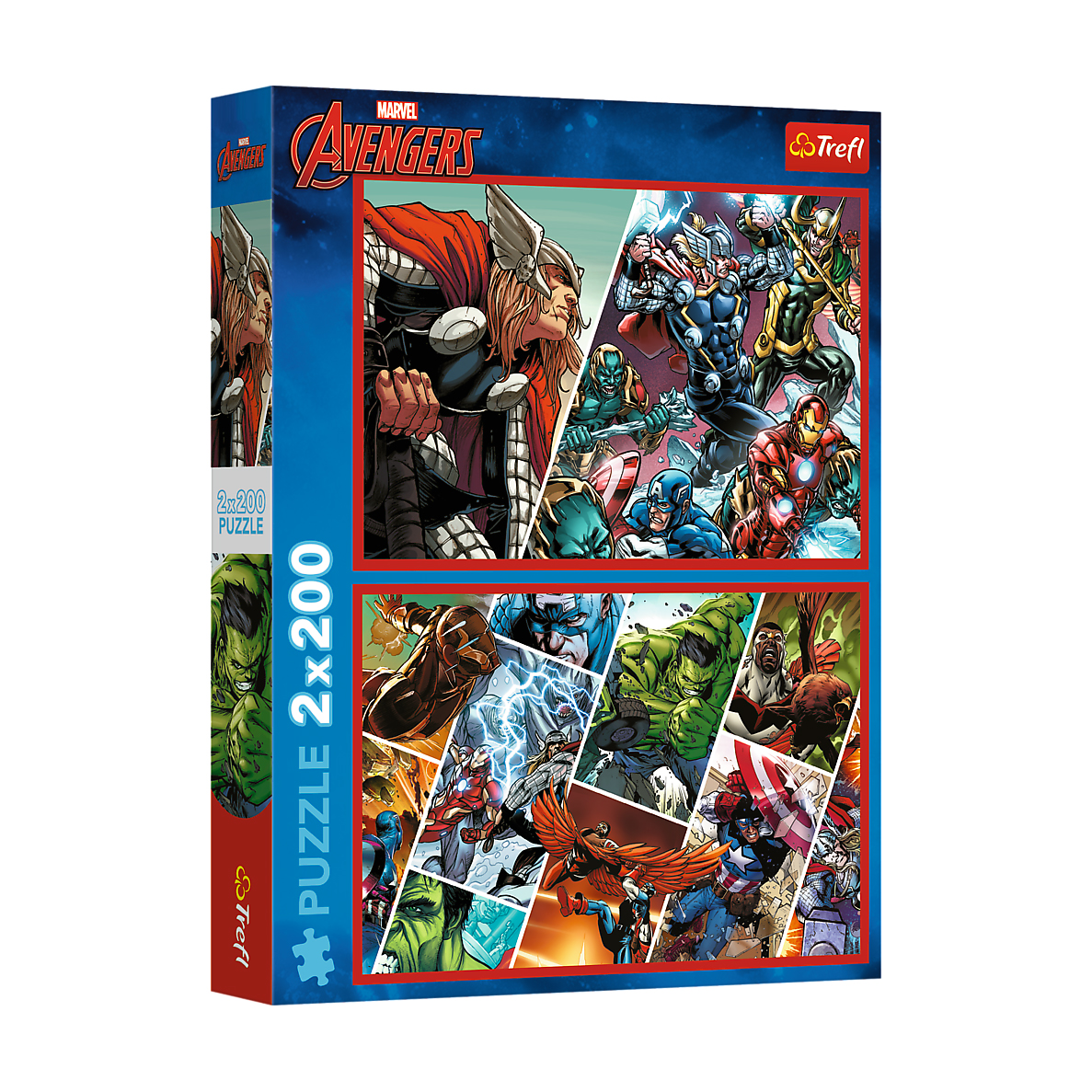 

Пазли Trefl The Avengers Захисники світу, 41*27.5 см, 2*200 елементів (13318)