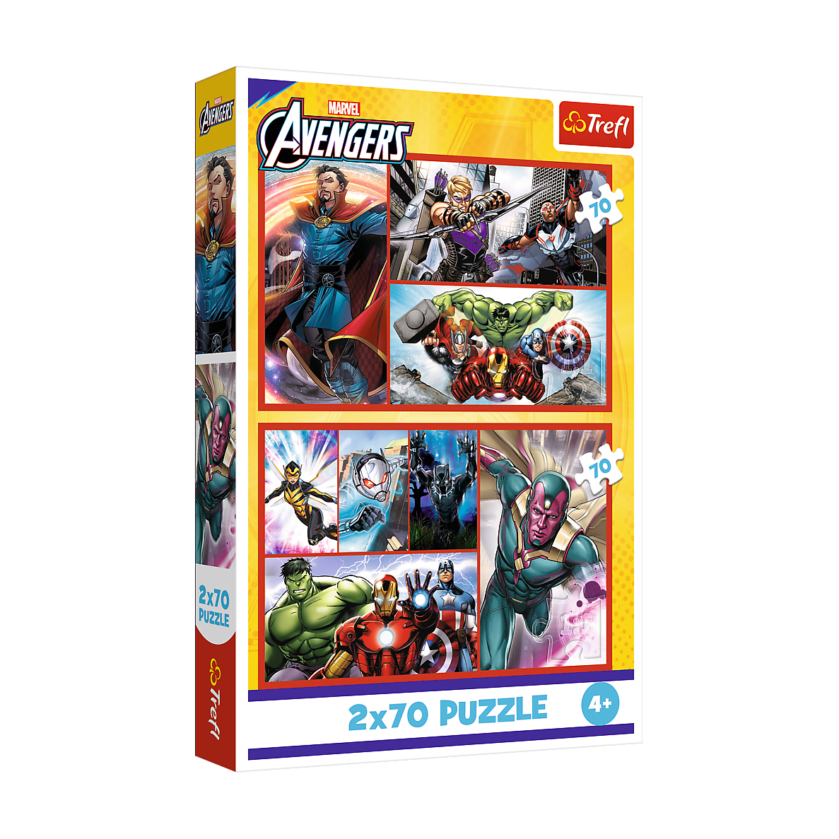 

Пазли Trefl The Avengers Стати героєм, від 4 років, 2*70 елементів (34439)