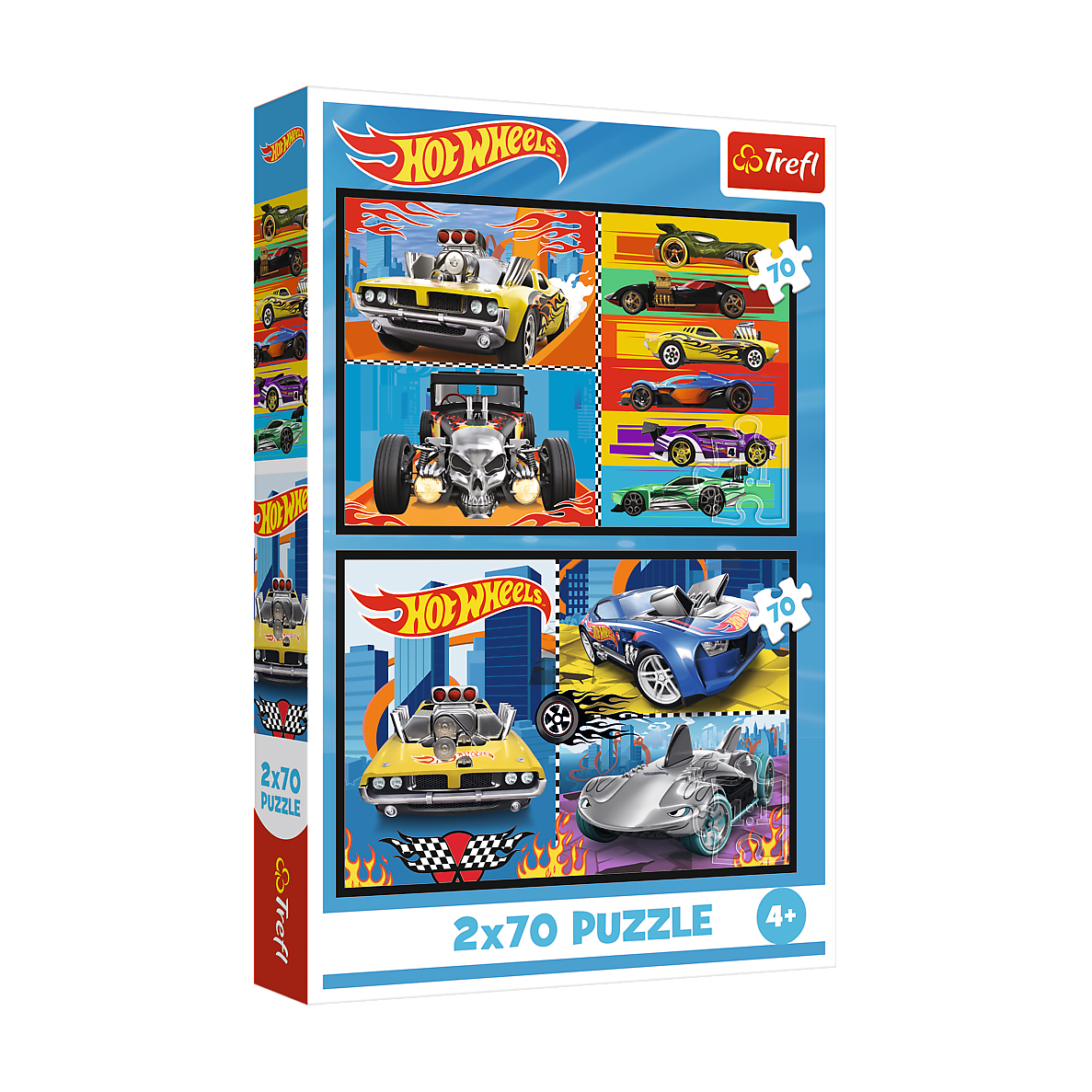 

Пазли Trefl Hot Wheels Іграшкові машинки, від 4 років, 2*70 елементів (34442)