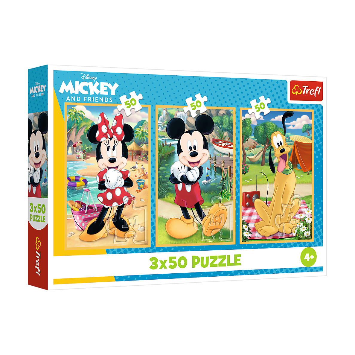 

Пазли 3 в 1 Trefl Mickey & Friends Миша на святі, від 4 років, 27.5*18 см, 3*50 елементів (34881)