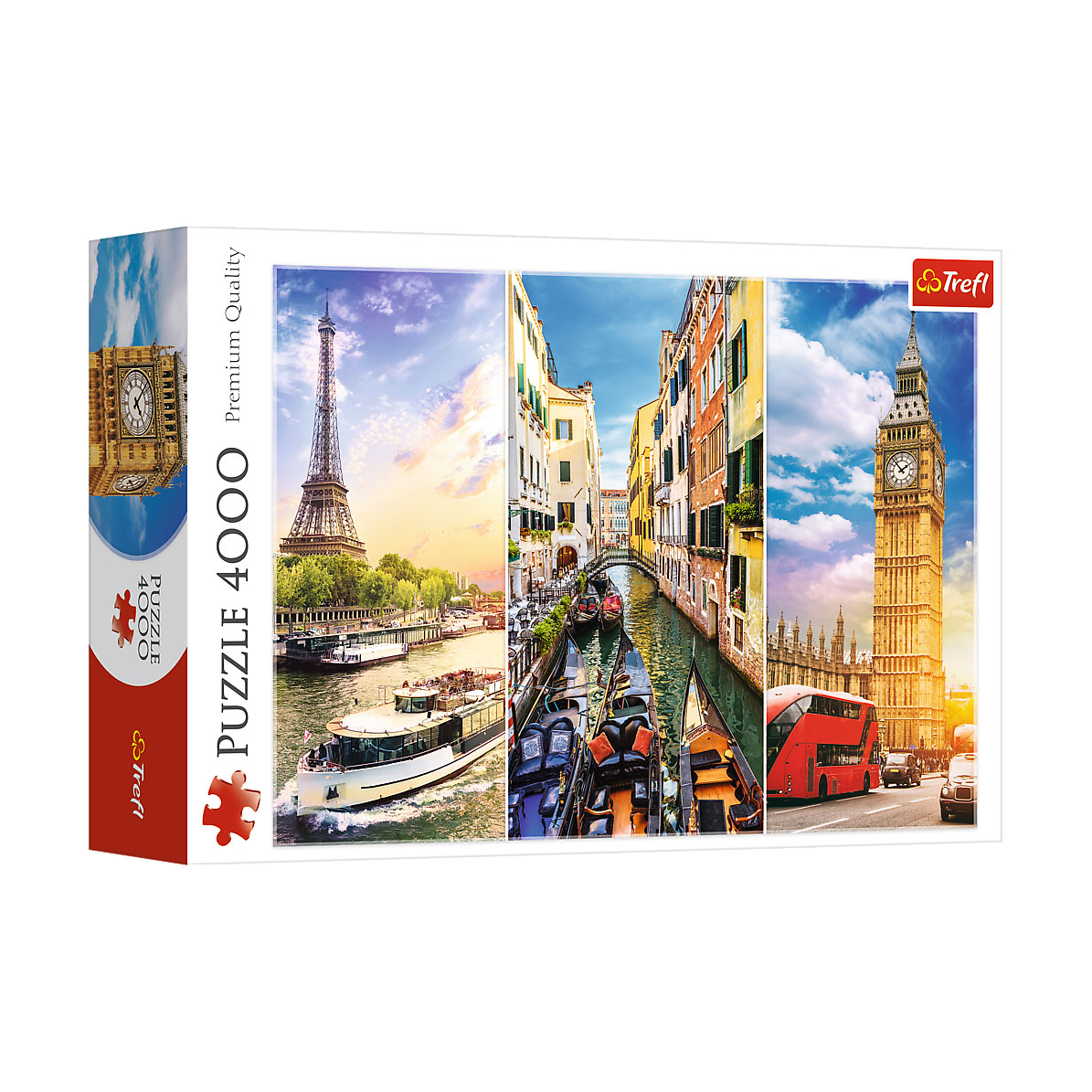 

Пазли Trefl Подорож навколо Європи, від 14 років, 4000 елементів (50095)