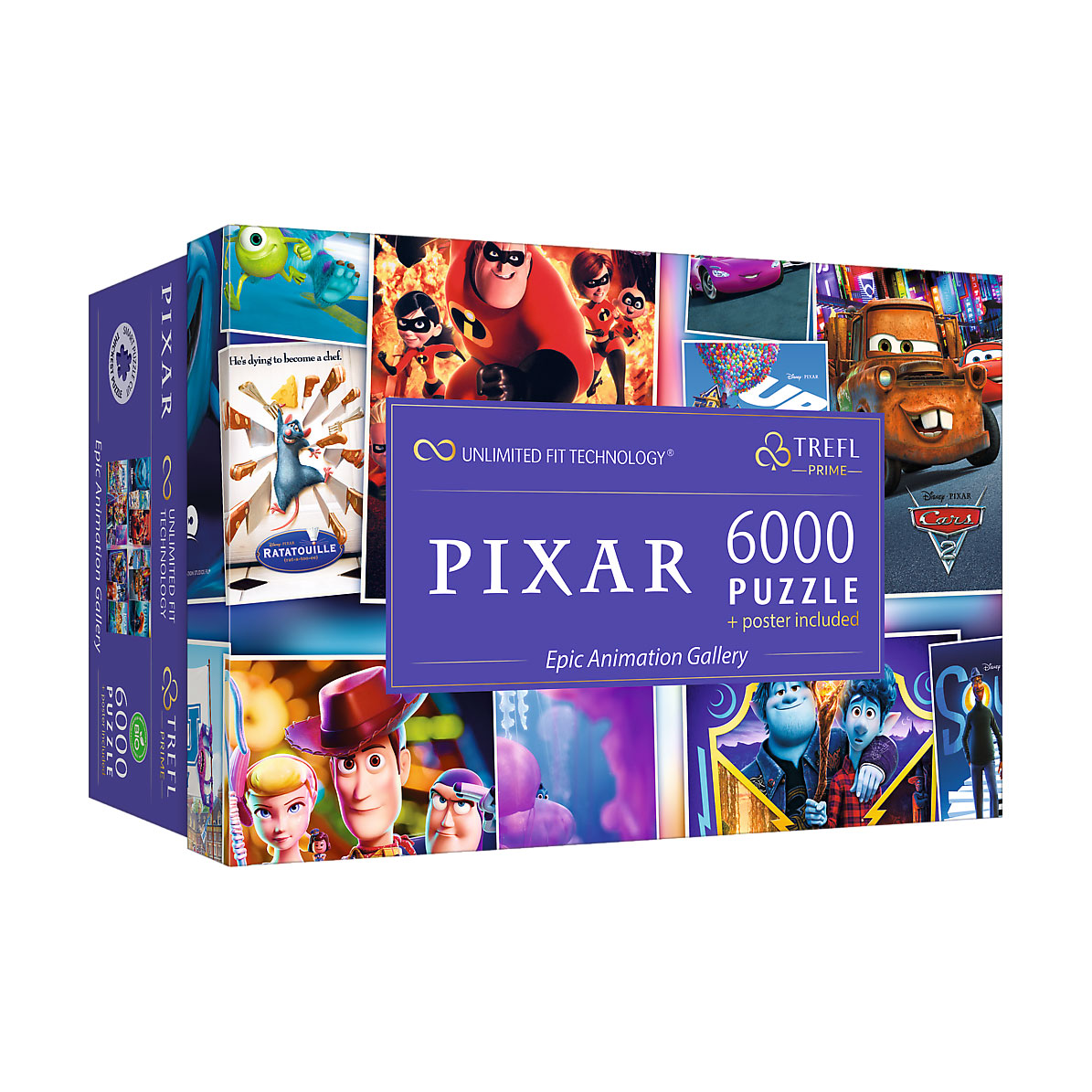 

Пазли Trefl Pixar Галерея епічної анімації, від 12 років, 6000 елементів (10387)