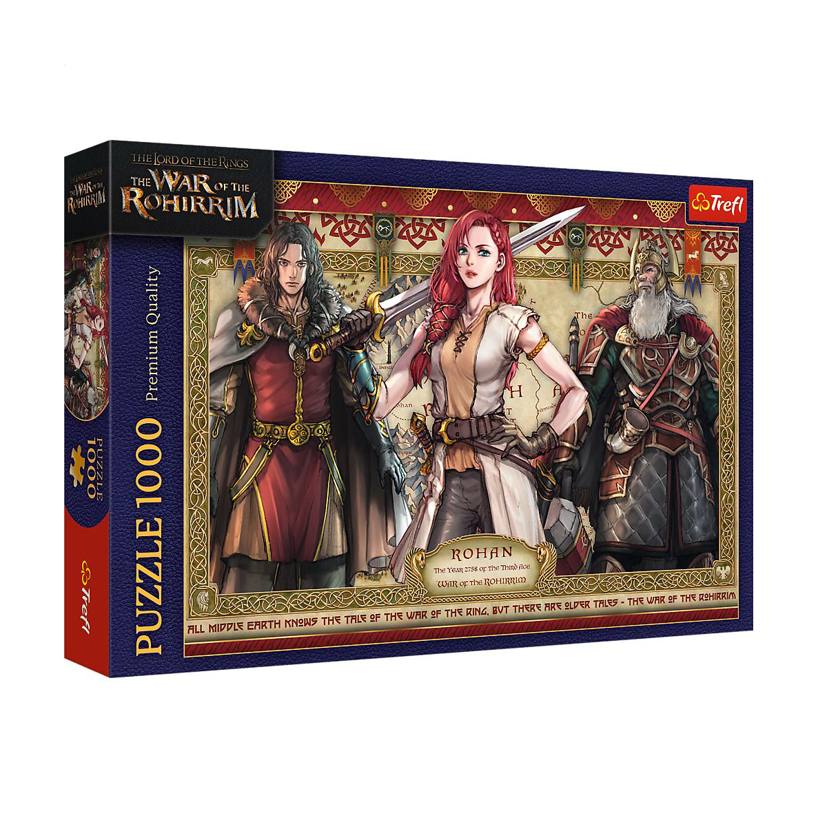 

Пазли Trefl Володар перснів: Війна Рохіррим, від 10 років, 1000 елементів (09375)