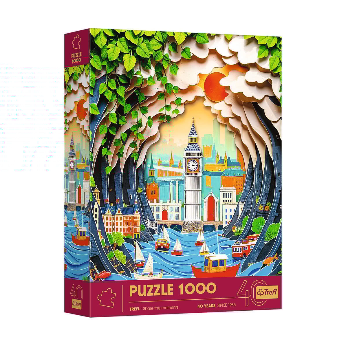 

Пазли Trefl Jubileusz Лондон, від 14 років, 1000 елементів (00434)