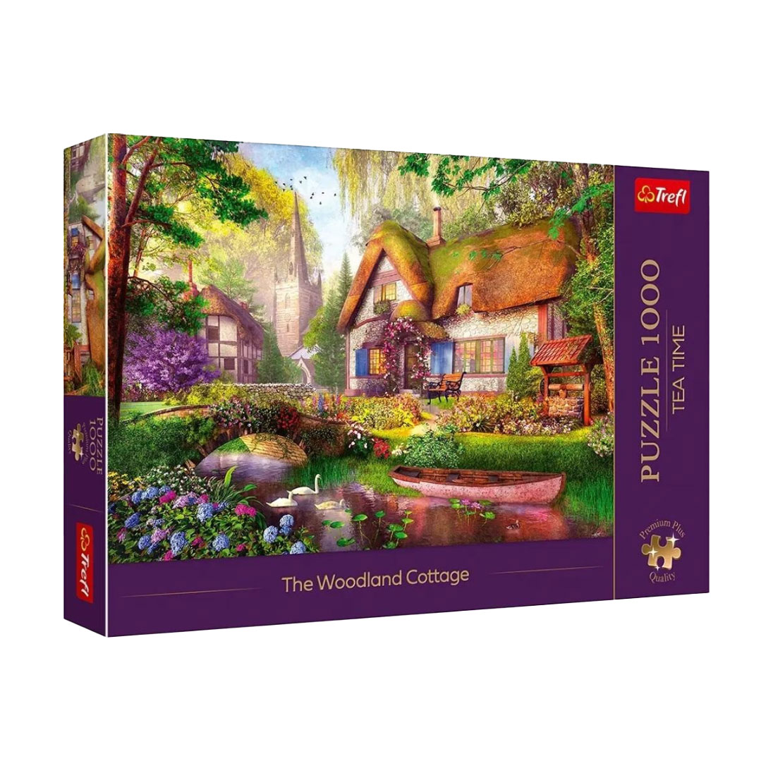 

Пазли Trefl Premium Plus Quality Час чаювання: Лісовий котедж, від 12 років, 1000 елементів (08040)