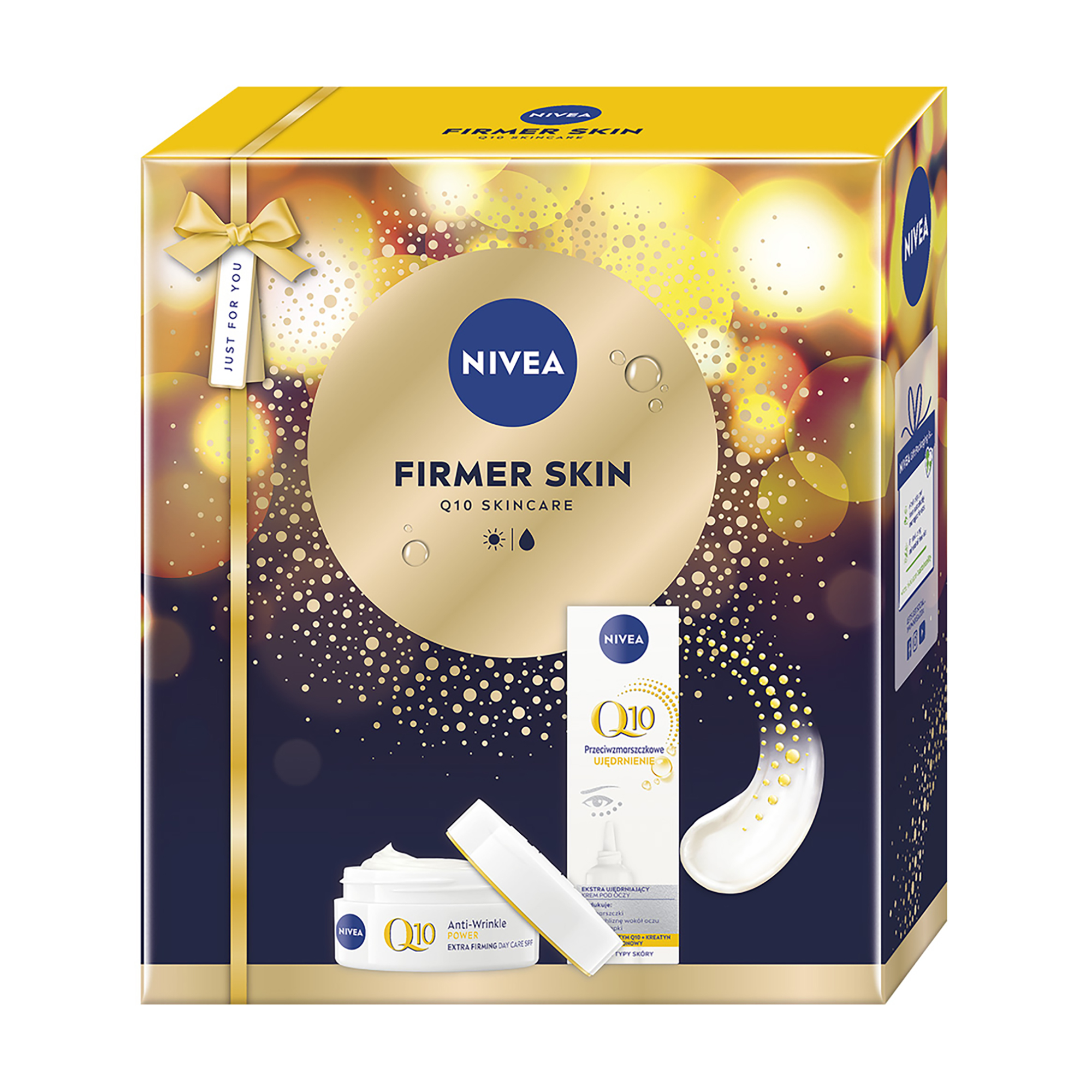 

Подарунковий набір для обличчя NIVEA Firmer Skin (крем денний, 50 мл + крем для очей, 15 мл)