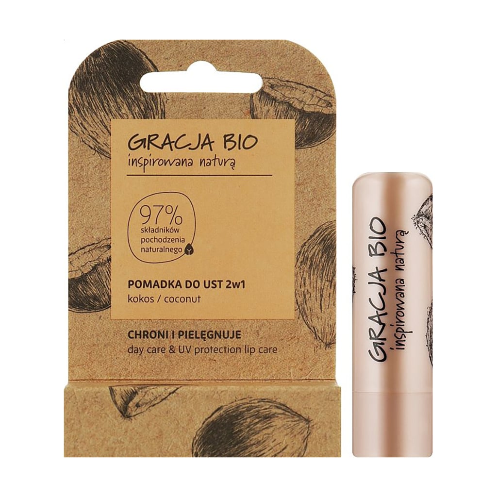 

Бальзам для губ Gracja Bio Кокос, 5 г