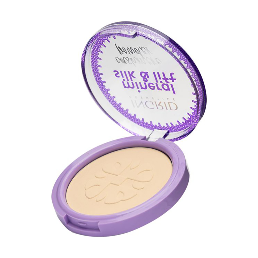 

Компактна пудра для обличчя Ingrid Cosmetics Mineral Silk & Lift Cashmere 01, 8 г