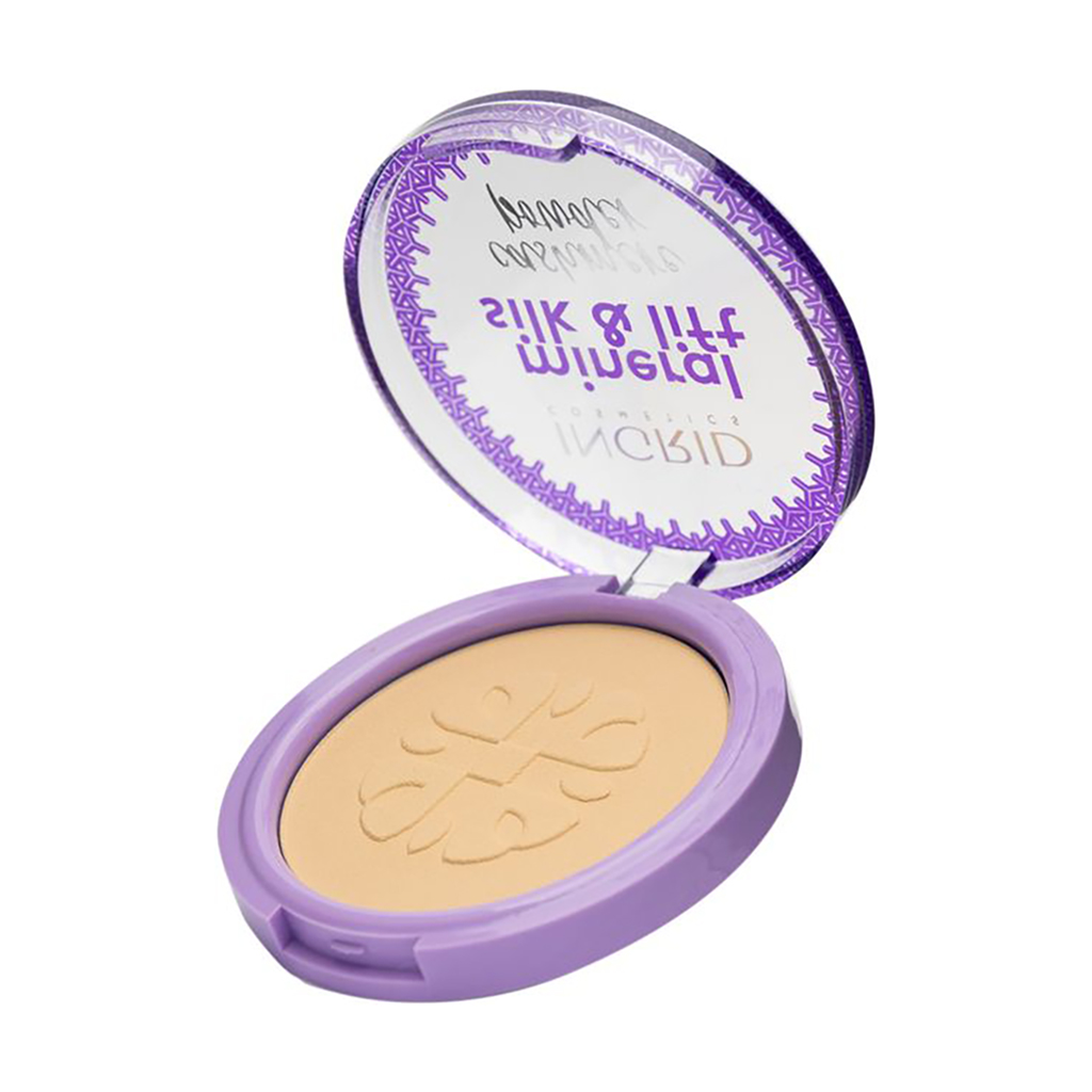 

Компактна пудра для обличчя Ingrid Cosmetics Mineral Silk & Lift Cashmere 02, 8 г