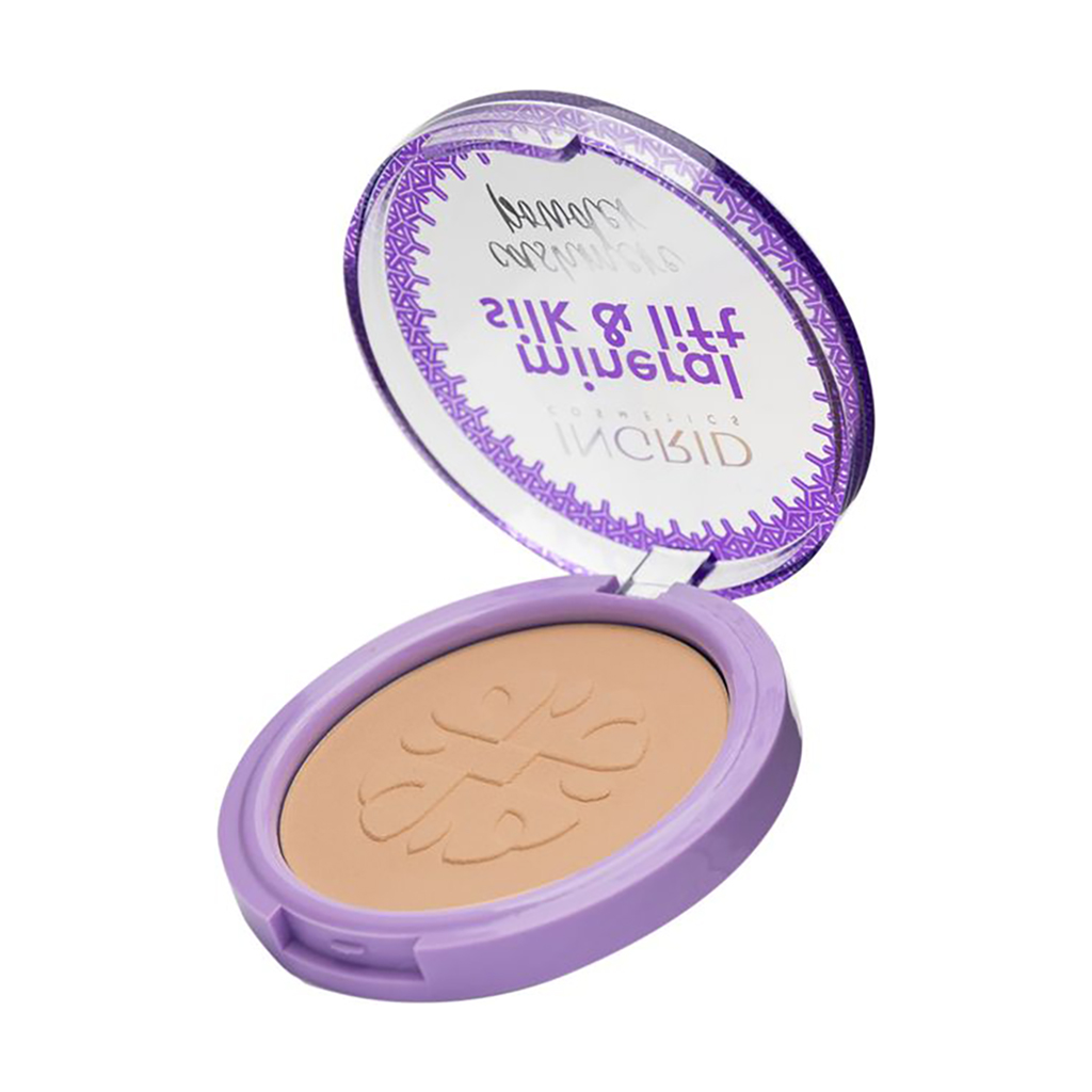 

Компактна пудра для обличчя Ingrid Cosmetics Mineral Silk & Lift Cashmere 03, 8 г