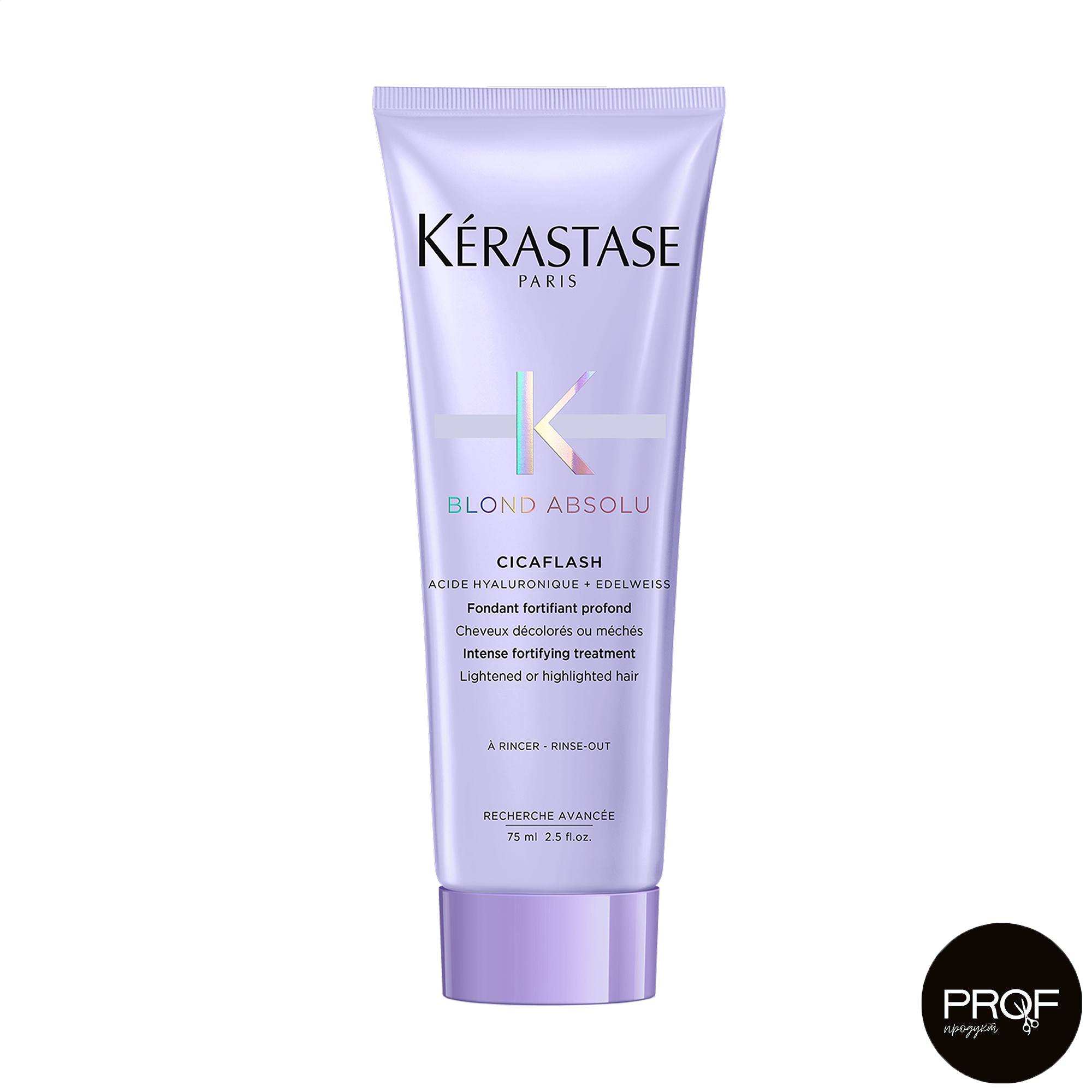 

Інтенсивний зміцнювальний засіб Kerastase Blond Absolu Cicaflash Intense Fortifying Treatment для догляду за освітленим або мелірованим волоссям, 75 мл