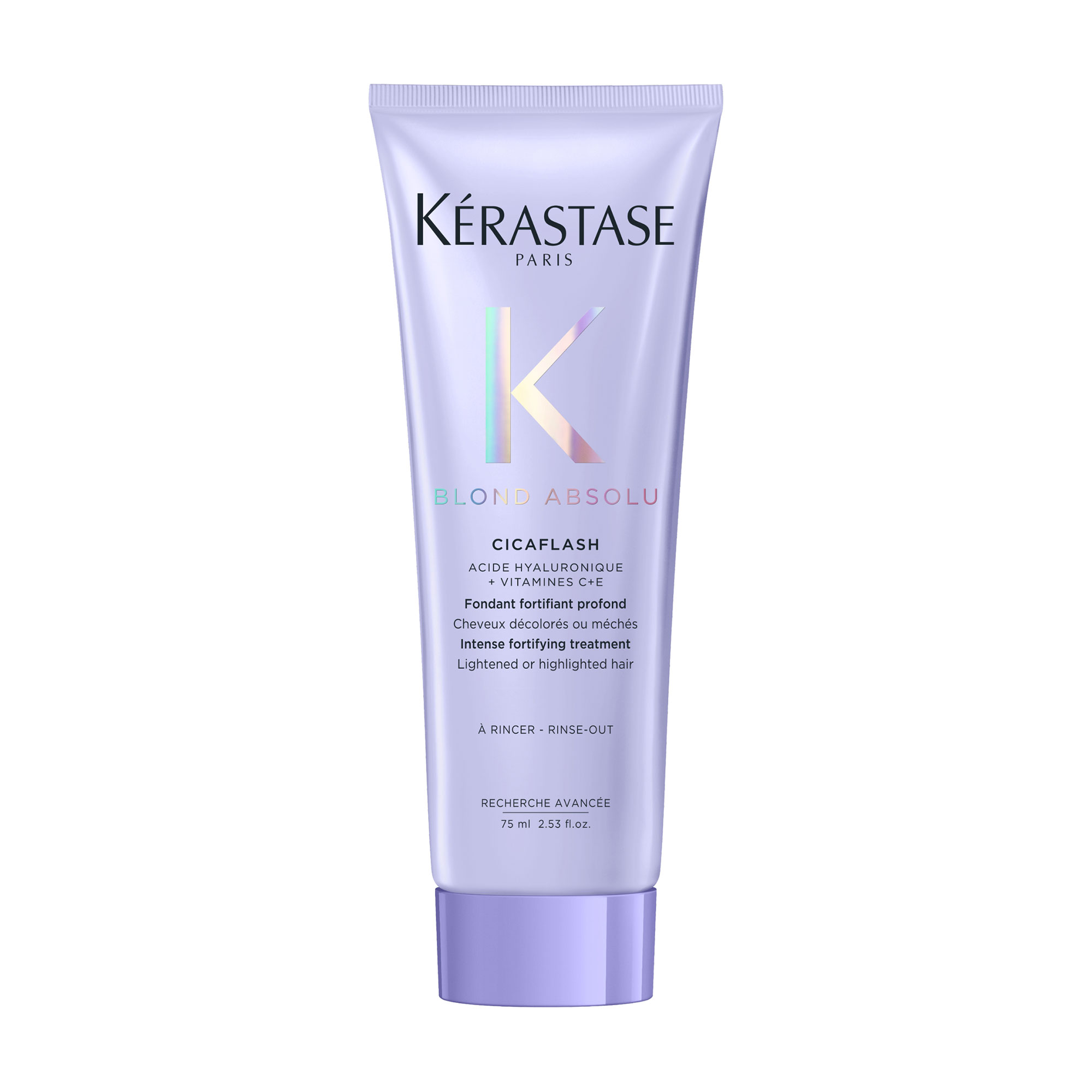 Інтенсивний зміцнювальний засіб Kerastase Blond Absolu Cicaflash Intense Fortifying Treatment для догляду за освітленим або мелірованим волоссям, 75 мл