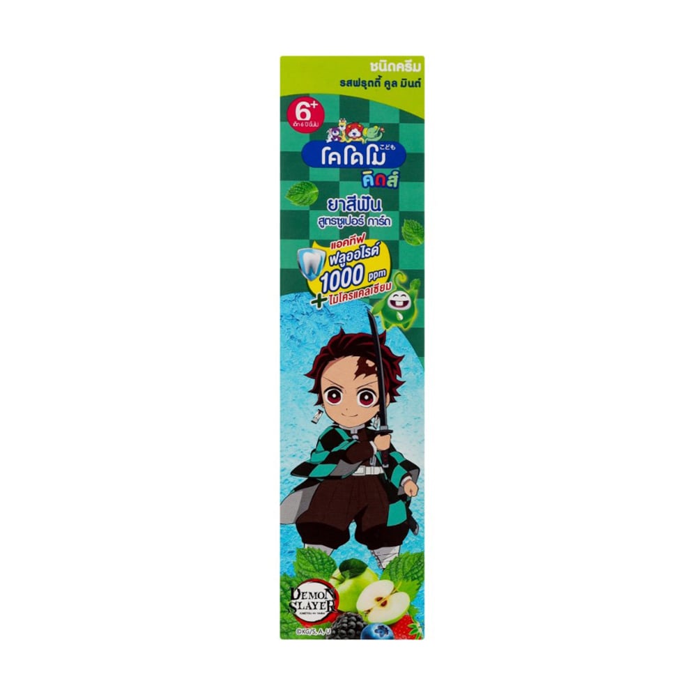 

Дитяча зубна паста Kodomo Kids Super Guard Fruity Cool Mint Toothpaste Фруктова м'ята, від 6 років, 65 г