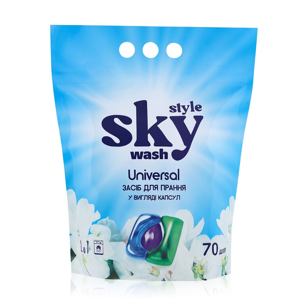 

Капсули для прання Sky Style Універсальні, 70 шт