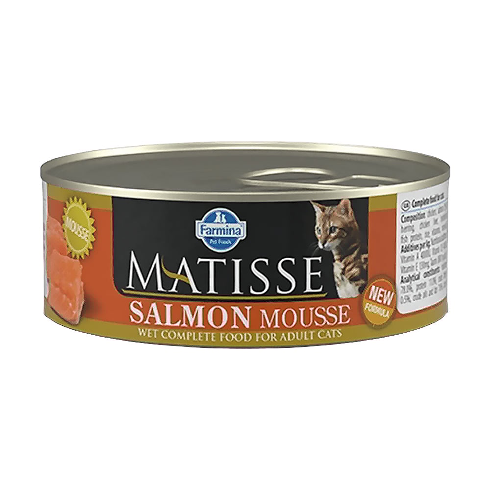 

Вологий корм для котів Farmina Matisse Mousse Salmon з лососем, 85 г