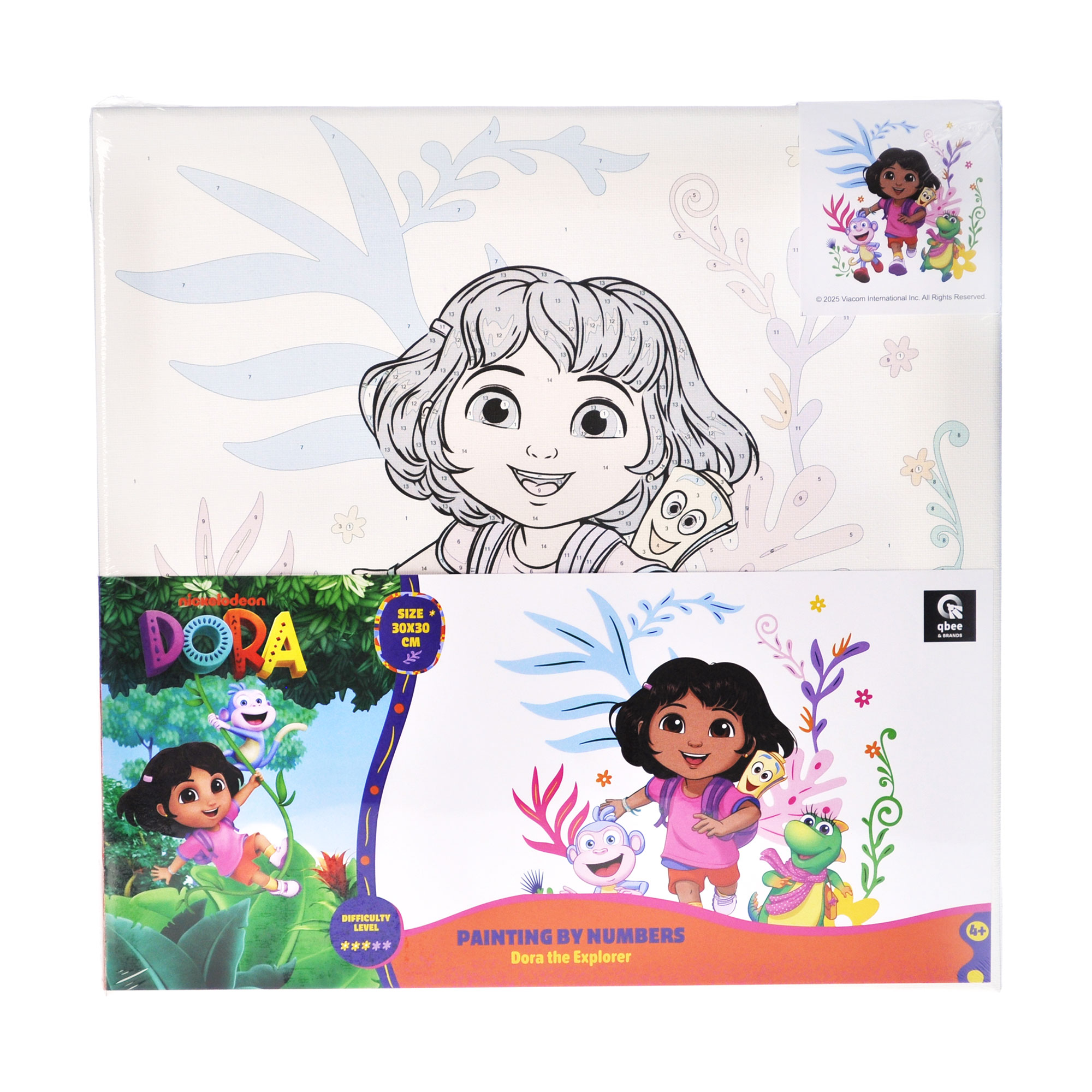 

Картина за номерами Qbee Дора мандрівниця, 30*30 см (QB913-005)