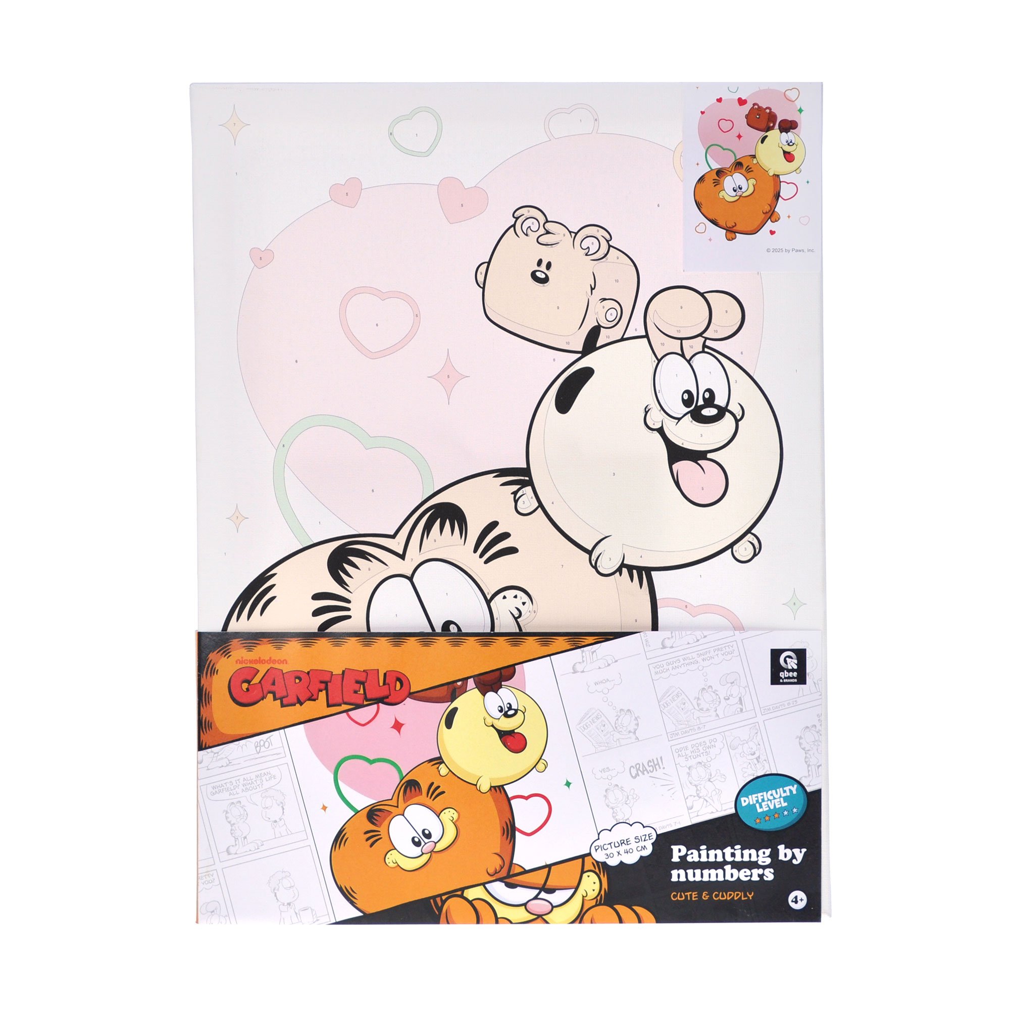 

Картина за номерами Qbee Гарфілд: Милі та пухнасті, 30*40 см (QB914-005)