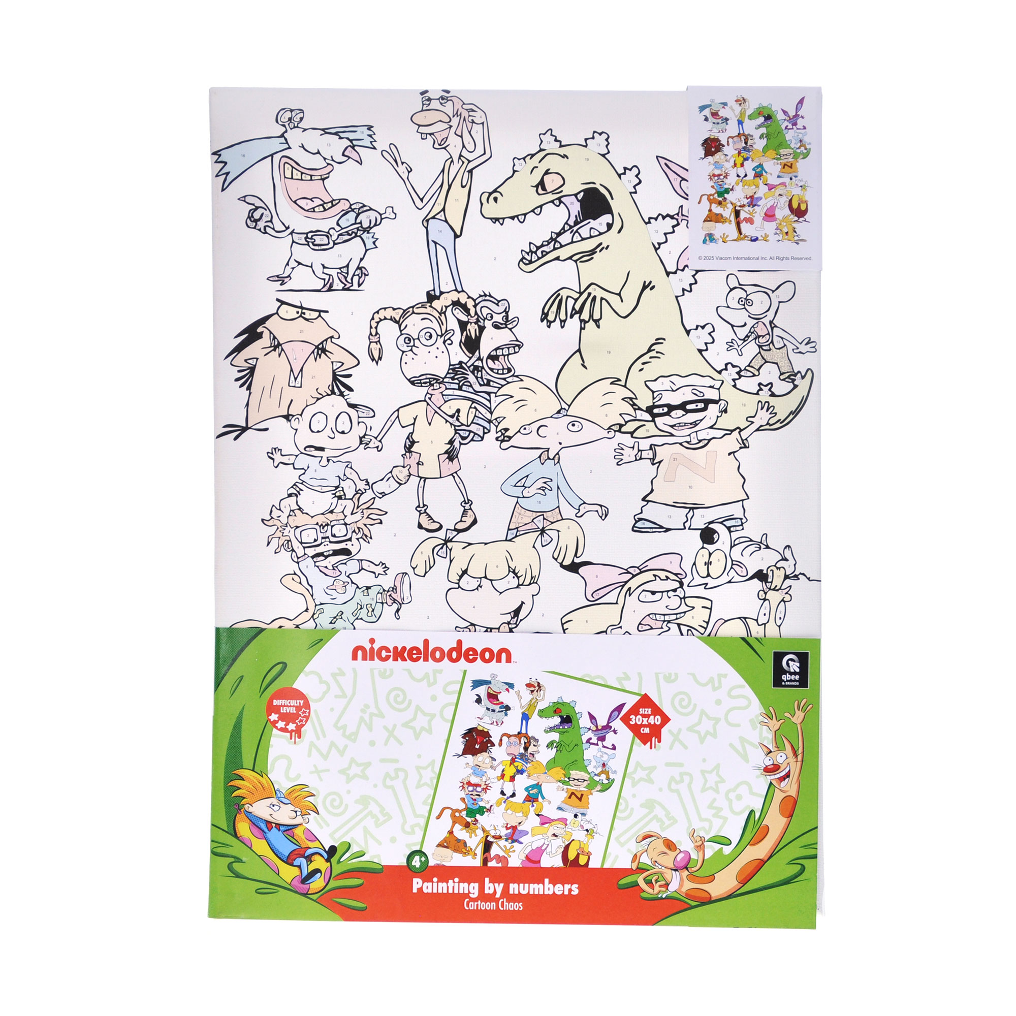 

Картина за номерами Qbee Мультяшний хаос, 30*40 см (QB914-008)