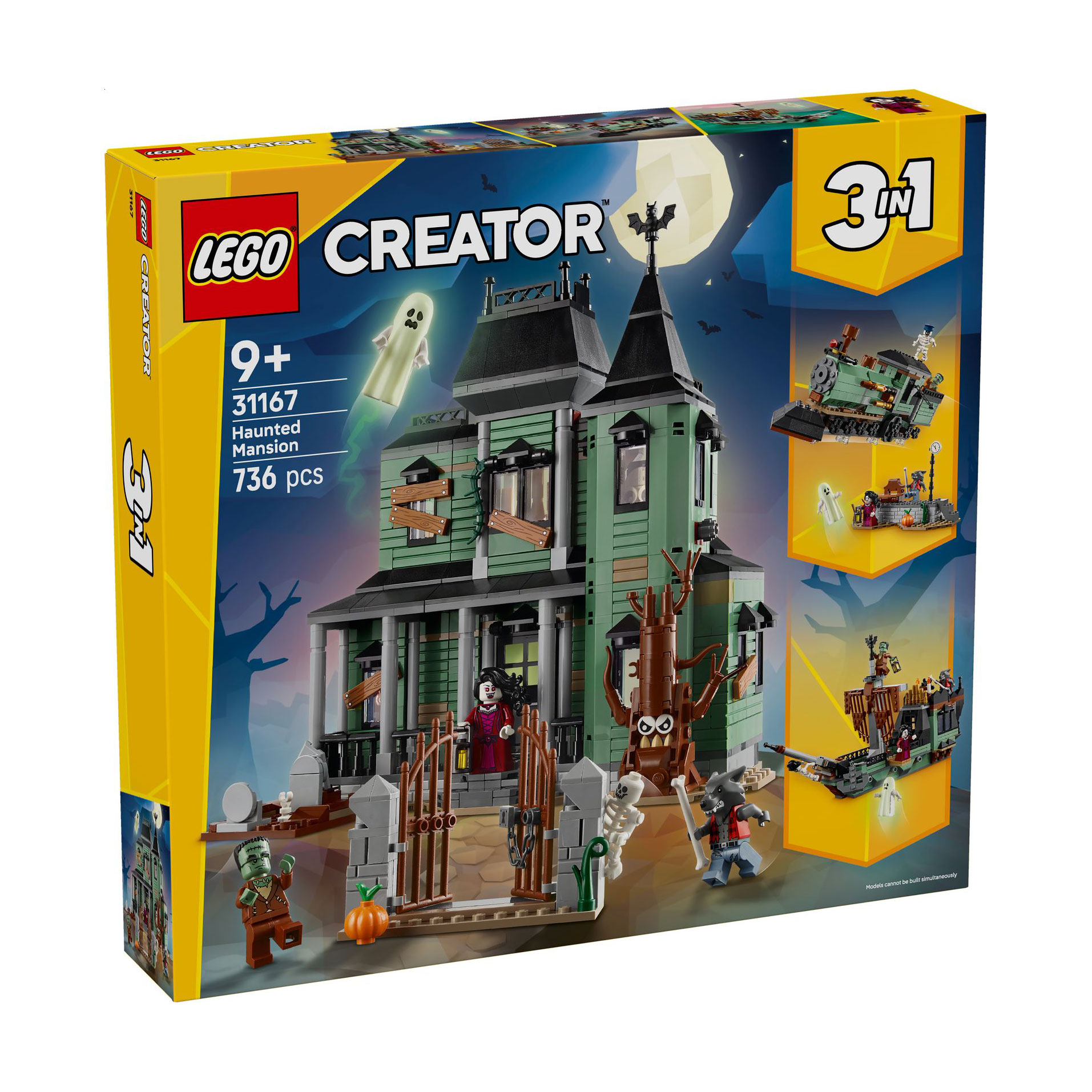 

Конструктор LEGO Creator Маєток із привидами, 736 деталей, від 9 років (31167)