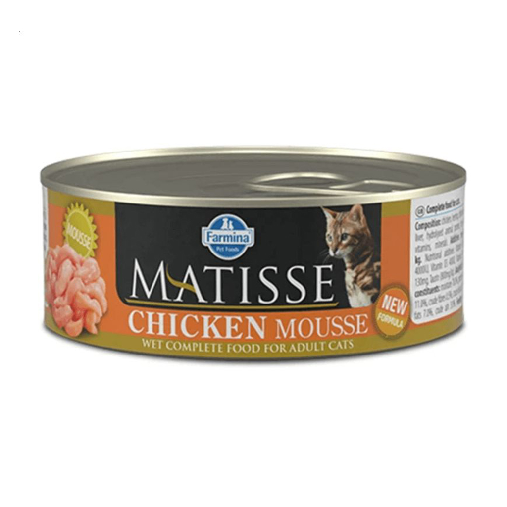 

Вологий корм для котів Farmina Matisse Mousse Chicken з куркою, 85 г