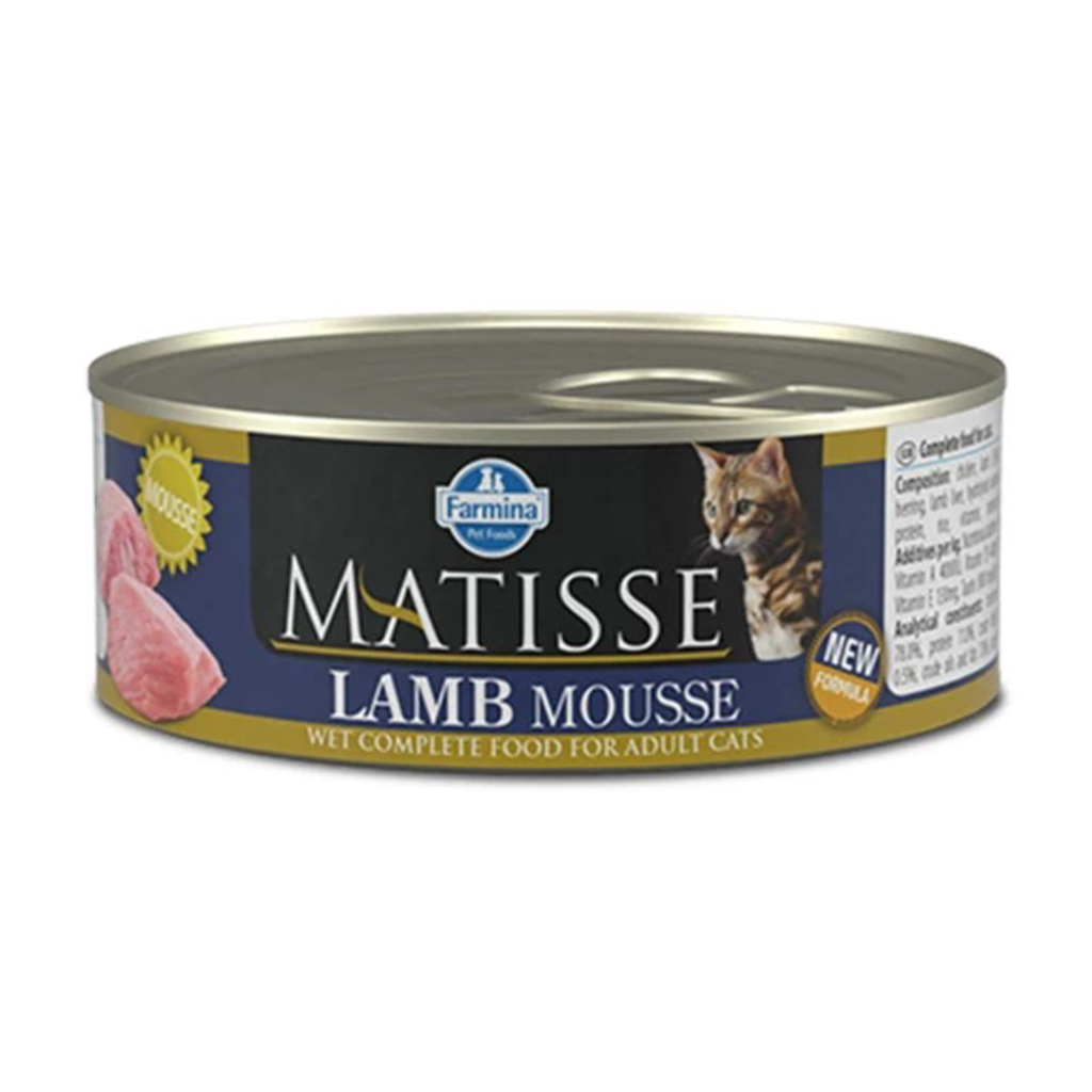 

Вологий корм для котів Farmina Matisse Mousse Lamb з ягням, 85 г