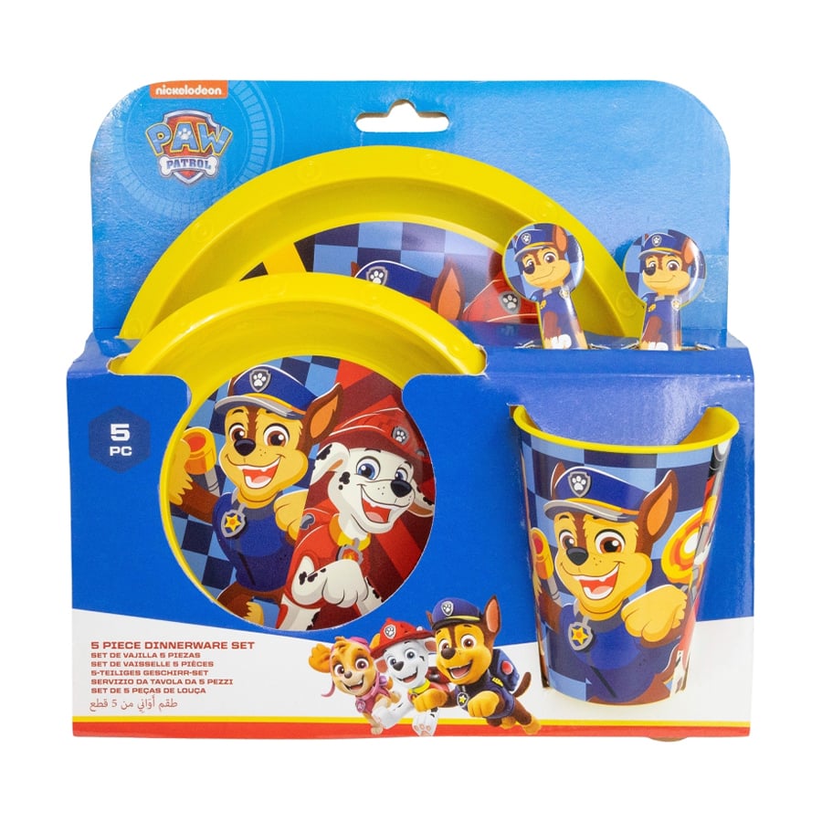 

Дитячий набір посуду Stor Paw Patrol від 3 років, 5 предметів (81615)