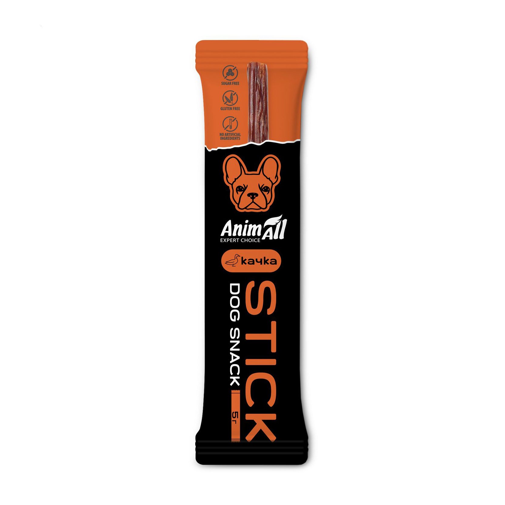 

Ласощі для собак AnimAll Stick з качкою, 5 г
