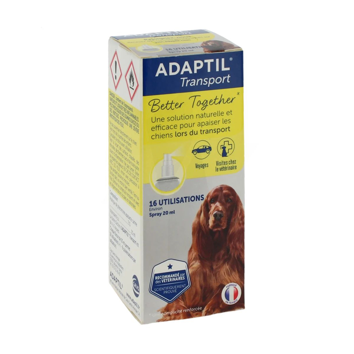 

Заспокійливий спрей для собак Ceva Adaptil з феромонами, 20 мл