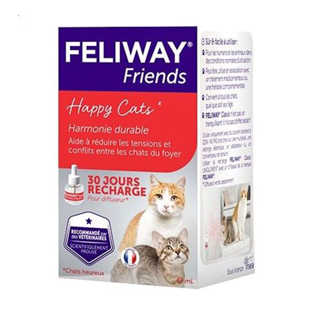 

Заспокійливий засіб для котів Ceva Feliway Friends, 48 мл (змінний блок)