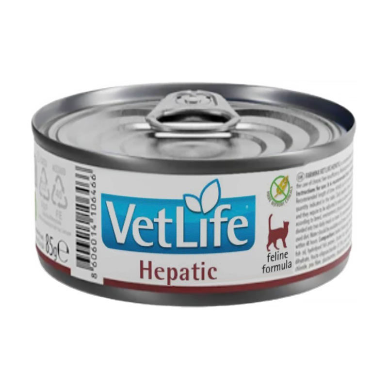 

Вологий корм для котів Farmina Vet Life Hepatic при хронічній печінковій недостатності, 85 г