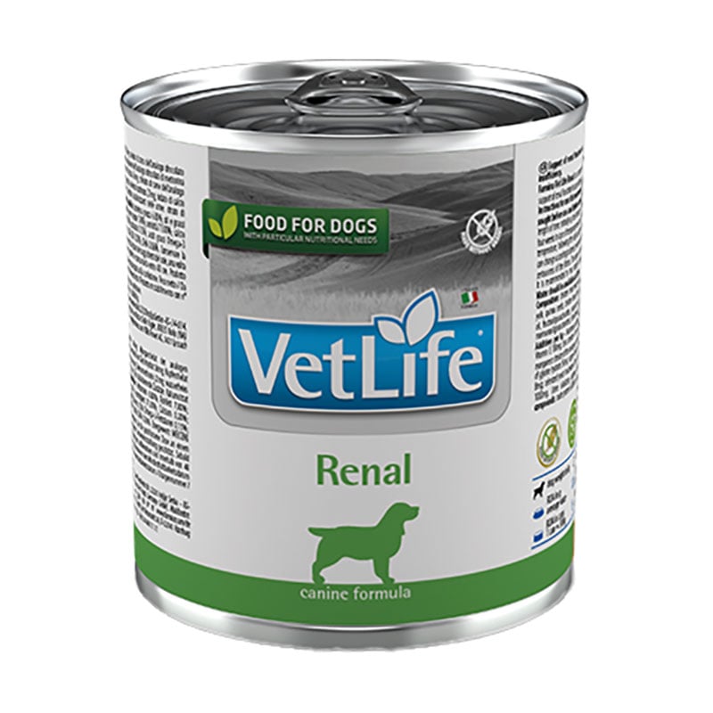 

Вологий корм для собак Farmina Vet Life Renal для підтримки функції нирок, 300 г