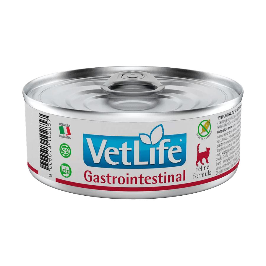 

Вологий корм для котів Farmina Vet Life Gastrointestinal при захворюванні ШКТ, 85 г