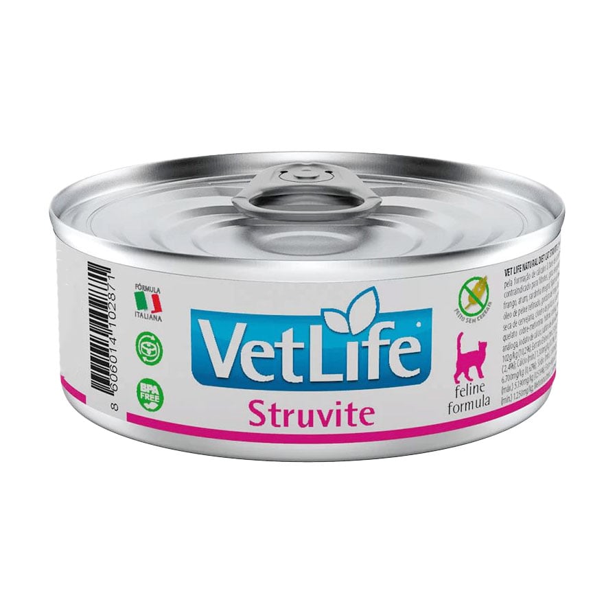 

Вологий корм для котів Farmina Vet Life Struvite для розчинення струвітних уролітів, 85 г