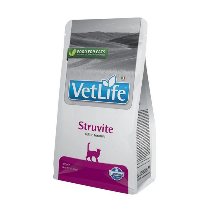 

Сухий корм для котів Farmina Vet Life Struvite для розчинення струвітних уролітів, 400 г